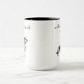 ウィーンダックス ブラック との毎日は平穏 マグカップ (中央)
