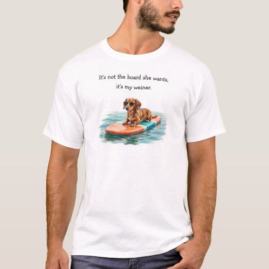 ウィーンダッグサーフボード Tシャツ (正面)