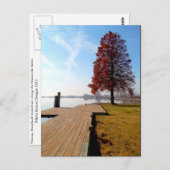 ウィーンメリーランドウォーターフロント – ナンティコーク川 ポストカード (正面/裏面)