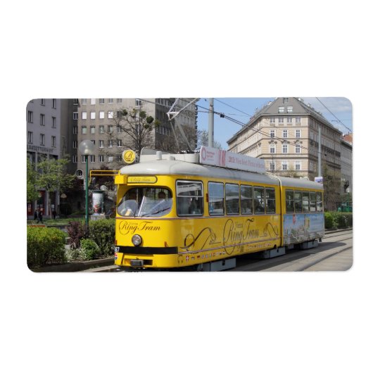 ウィーンリングや輪トラム ラベル (正面)