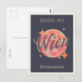 ウィーンヴィエナオステライヒオーストリアレトロはがき ポストカード (正面/裏面)