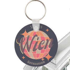 ウィーンヴィエナオステライヒオーストリアレトロ キーホルダー