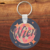 ウィーンヴィエナオステライヒオーストリアレトロ キーホルダー (正面)