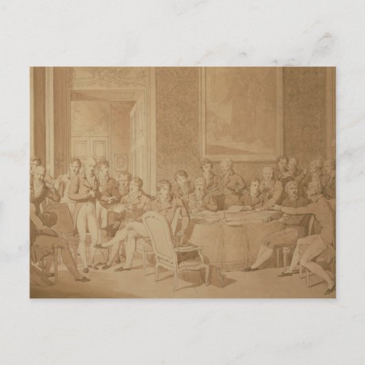 ウィーン会議1815年 ポストカード (正面)