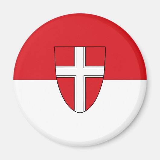 ウィーン国旗の都市シンボル:ウィーン マグネット (正面)