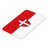 ウィーン国旗の都市シンボル：ウィーン マグネット (左側)