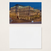 ウィーン州オペラ，オーストリア (正面&裏面)