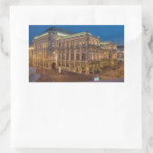 ウィーン州オペラ 長方形シール (バッグ)