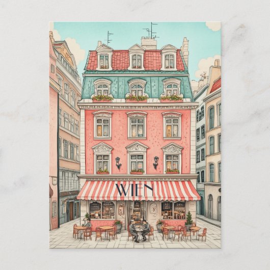 ウィーン旅行 ポストカード (正面)