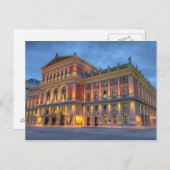 ウィーン素晴らしウィーンWiener Musikvereinのホール ポストカード (正面/裏面)