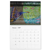 ウィーン芸術的グラフィティス24ヶ月 カレンダー (2月 2027)