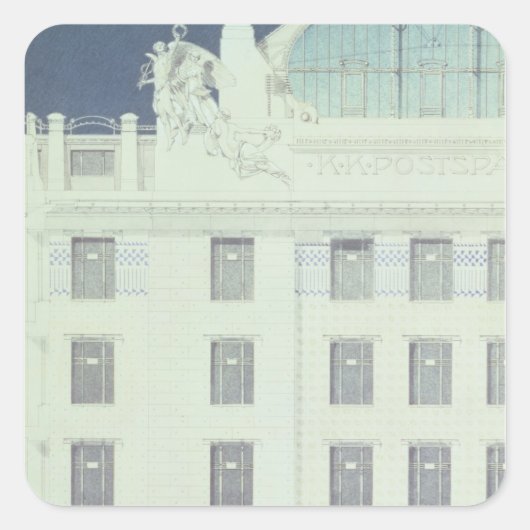 ウィーン郵便貯金銀行 スクエアシール (正面)