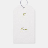 ウィーン風のホイールビスケットのクリスマス描画 ギフトタグ (裏面)