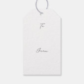 ウィーン風フィンガーチョコレートビスケットクリスマス ギフトタグ (裏面)