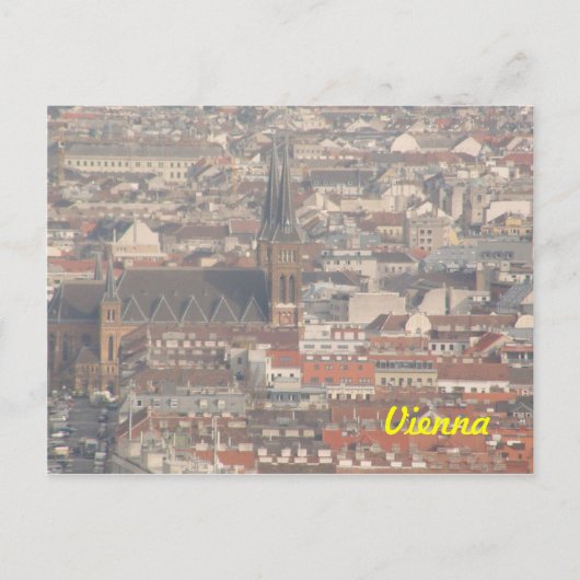 ウィーン16区の景色を見る ポストカード (正面)