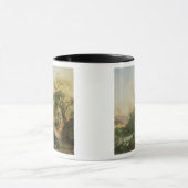 ウィーン1852年の近くの森林(キャンバスの油) マグカップ (中央)