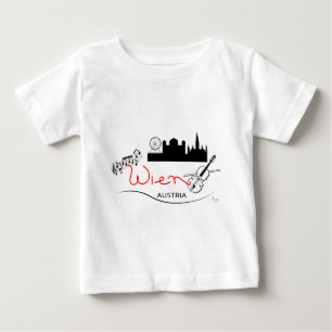 ウィーン、ウィーンオーストリア – オステリヒ ベビーTシャツ