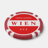 ウィーン – ウィーンカスタムトランプのポーカーチップ ポーカーチップ (シングル)