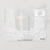 ウィーン、オーストリアの白いヨハン・シュトラウス記念碑 ポストカード (裏面)