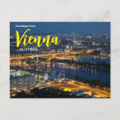 ウィーン・オーストリアポストカードからの挨拶 ポストカード (正面)