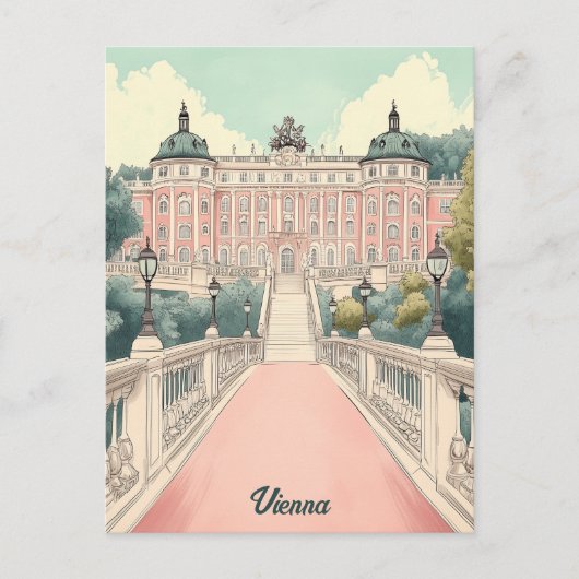 ウィーン・オーストリア旅行 ポストカード (正面)