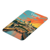 ウィーン、オーストリア・ヨーロッパ旅行 マグネット (左側)