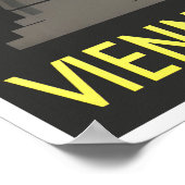 ウィーン・オーストリア・ヴィンテージ旅行ポスター ポスター (角)