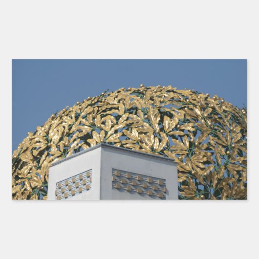 ウィーン,オーストリア 長方形シール (正面)