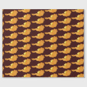 ウィーン・シュニッツェル – オーストリアの地図 ラッピングペーパー (フラット)