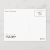 ウィーン、シュロンブルン宮殿、オーストリア ポストカード (裏面)