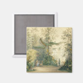 ウィーン,ホフブルク宮殿の冬の庭, 1 マグネット (正面/裏面)