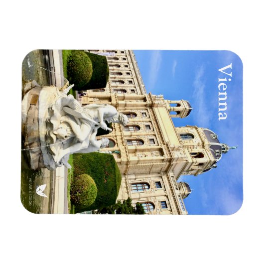 ウィーン – 冷蔵庫用マグネットバイベルベットエスケープ マグネット (横)