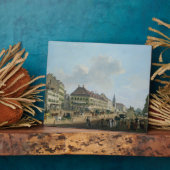 ウィーン、遊歩道、1824年(キャンバス油) フォトプラーク (側面)