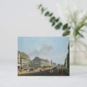 ウィーン、遊歩道、1824年(キャンバス油) ポストカード (スタンド正面)