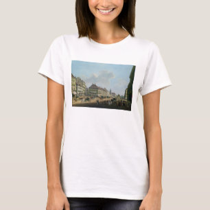ウィーン、遊歩道、1824年(キャンバス油) Tシャツ