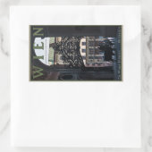 ウィーン-馬キャリッジ 長方形シール (バッグ)