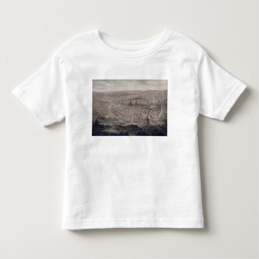 ウィーン、c.1860の眺め トドラーTシャツ (正面)