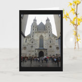 ウィーン(Stephansdom) カード (黄色い花)