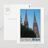ウィーン – Votivkirche ポストカード (正面/裏面)