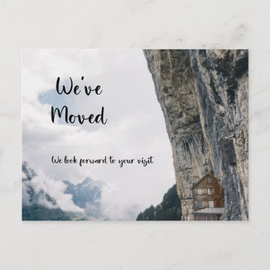 ウィーヴおもしろいィートニューアドレスクリフハウス ポストカード (正面)