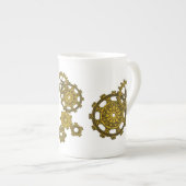 ウィーヴクロック専門マグカップ ボーンチャイナマグカップ (正面右)