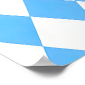 ウィー伝統的センオクトーバーフェストミールイラストレーション ポスター (角)