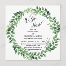 ウィー得グ結婚したリーリース披露宴のみ 招待状