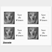 ウィー救ナーズ 長方形シール (シート)