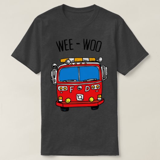 ウィー消防士 Tシャツ (デザイン正面)