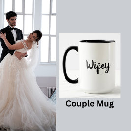 ウィー結婚イのハネムーンカップルのマグカップ マグカップ