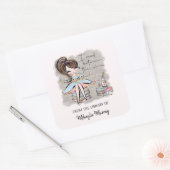 ウィー読ズ蔵書票間 スクエアシール (封筒)