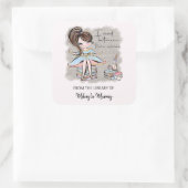 ウィー読ズ蔵書票間 スクエアシール (バッグ)