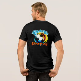 ウィ・アー・ザ・チャンピオンズ サッカーボール グラフィック トライブレンドTシャツ