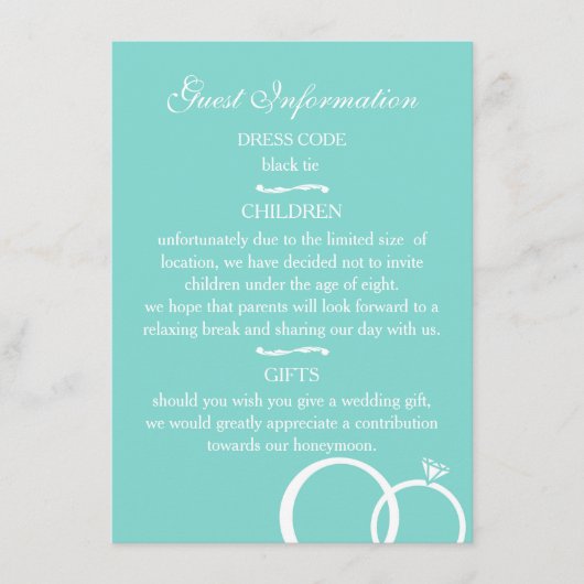 「ウィ・ドゥ！」ゲスト情報 エンクロージャーカード (正面)